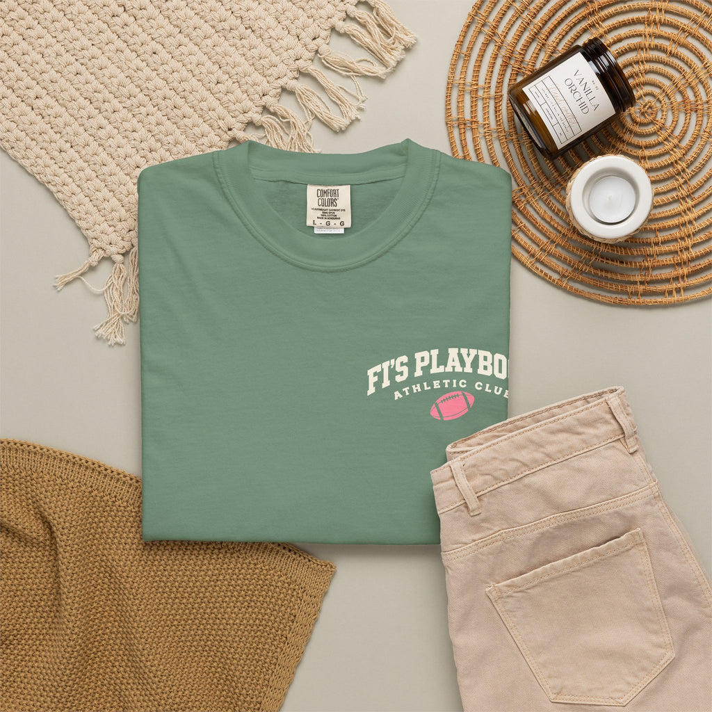 Fi's Playbook Athletic Club T-Shirt — Vintage Stadium Graphic