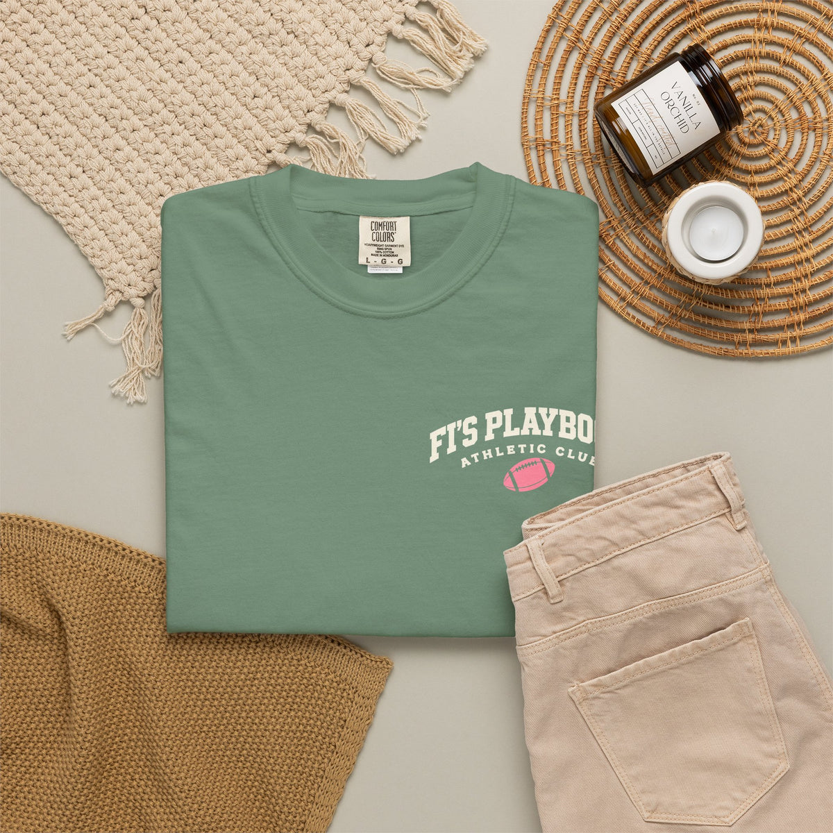 Fi's Playbook Athletic Club T-Shirt — Vintage Stadium Graphic