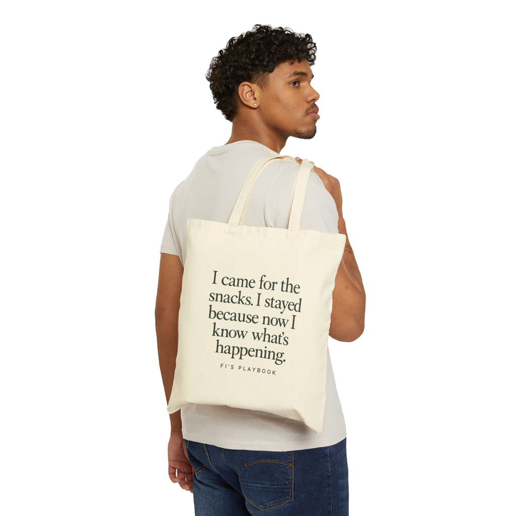 Fi's Playbook Tote | Cotton Canvas Tote Bag