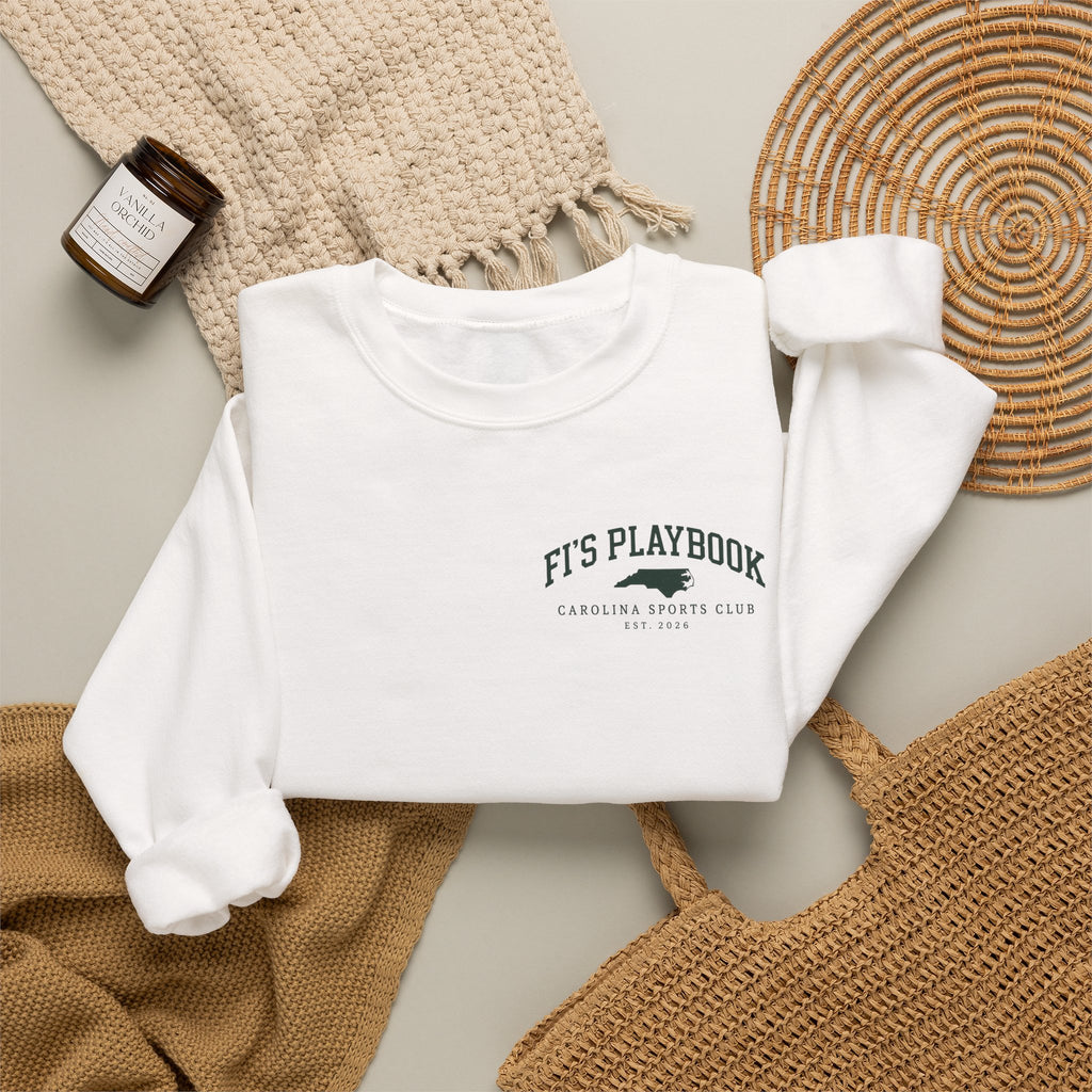 Carolina Has Range Crewneck Sweatshirt — Vintage Athletic Graphic