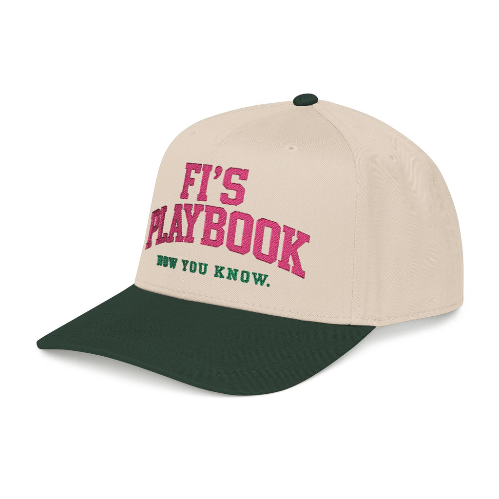Baseball Cap — "Fi's Playbook" Embroidered Cap (Now You Know)