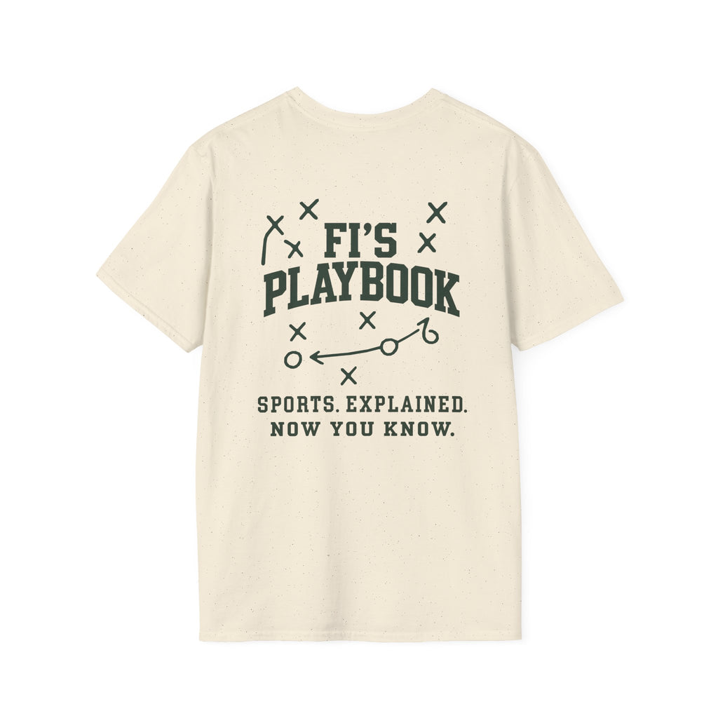 Fi's Playbook T-Shirt | Sports Explained tee, Football Play Diagram