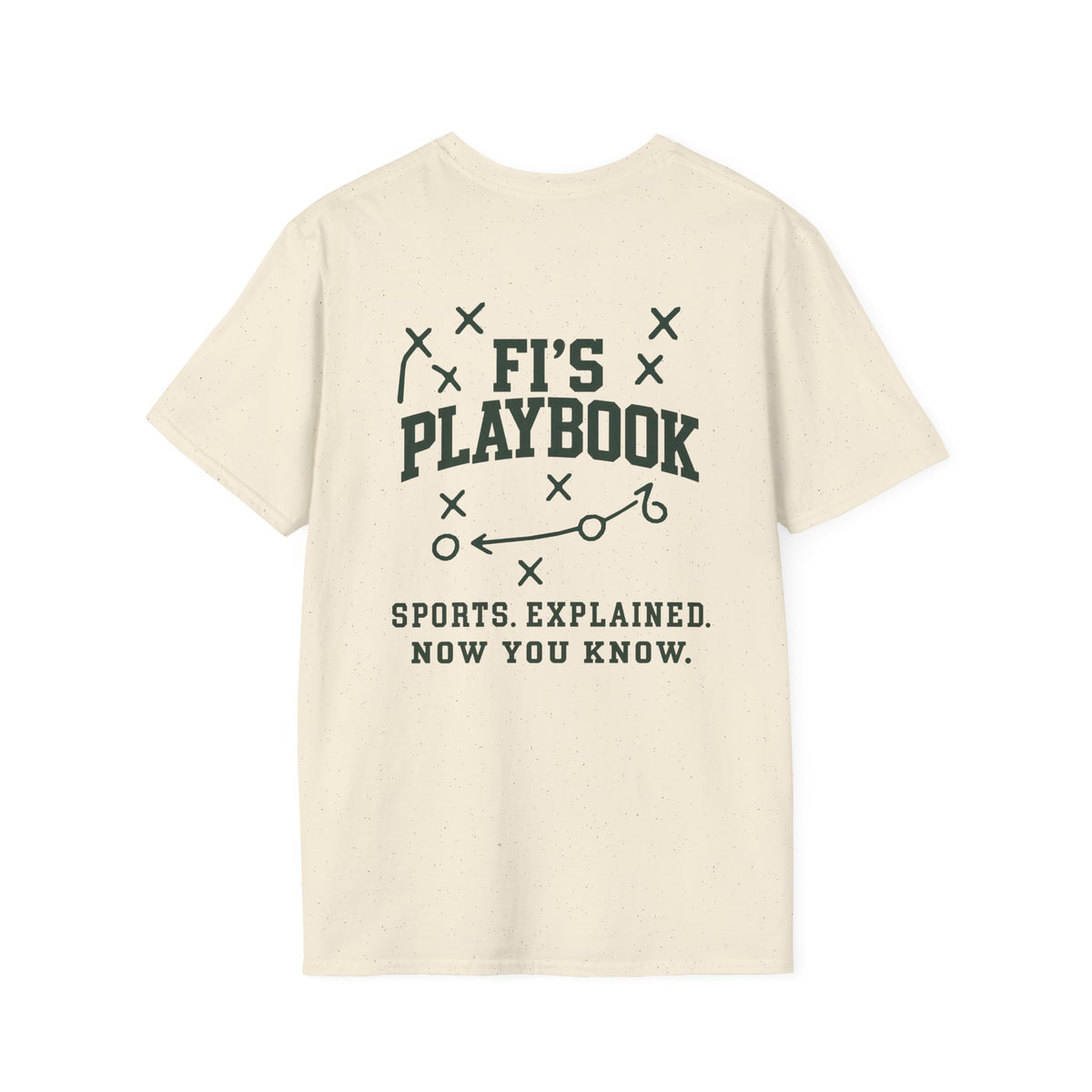 Fi's Playbook T-Shirt | Sports Explained tee, Football Play Diagram