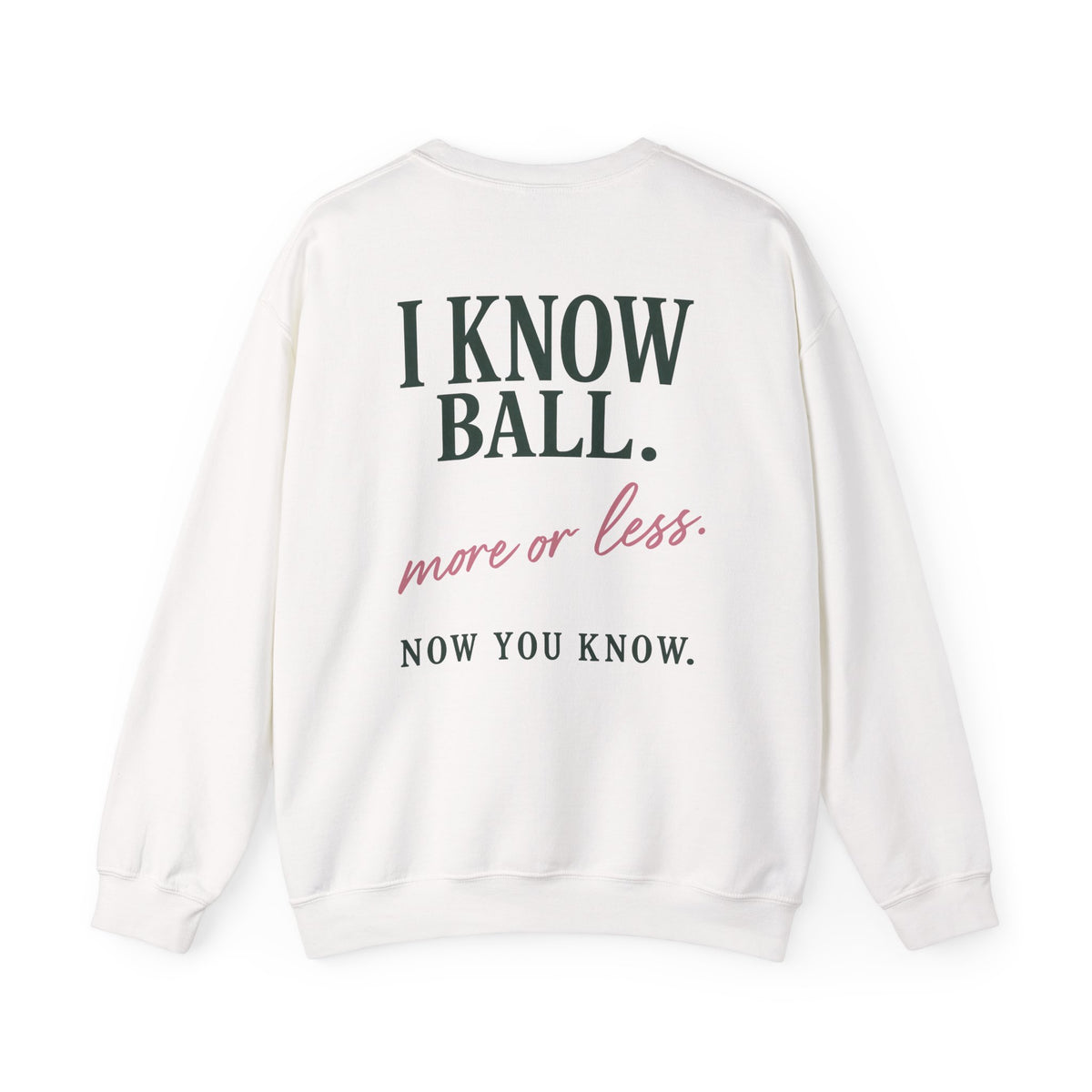 I Know Ball | FI's Playbook Crewneck
