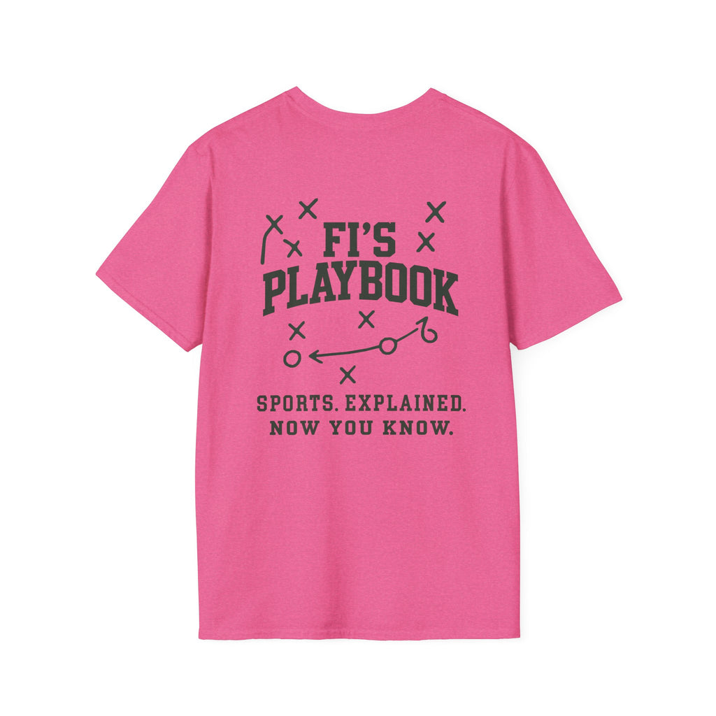 Fi's Playbook T-Shirt | Sports Explained tee, Football Play Diagram
