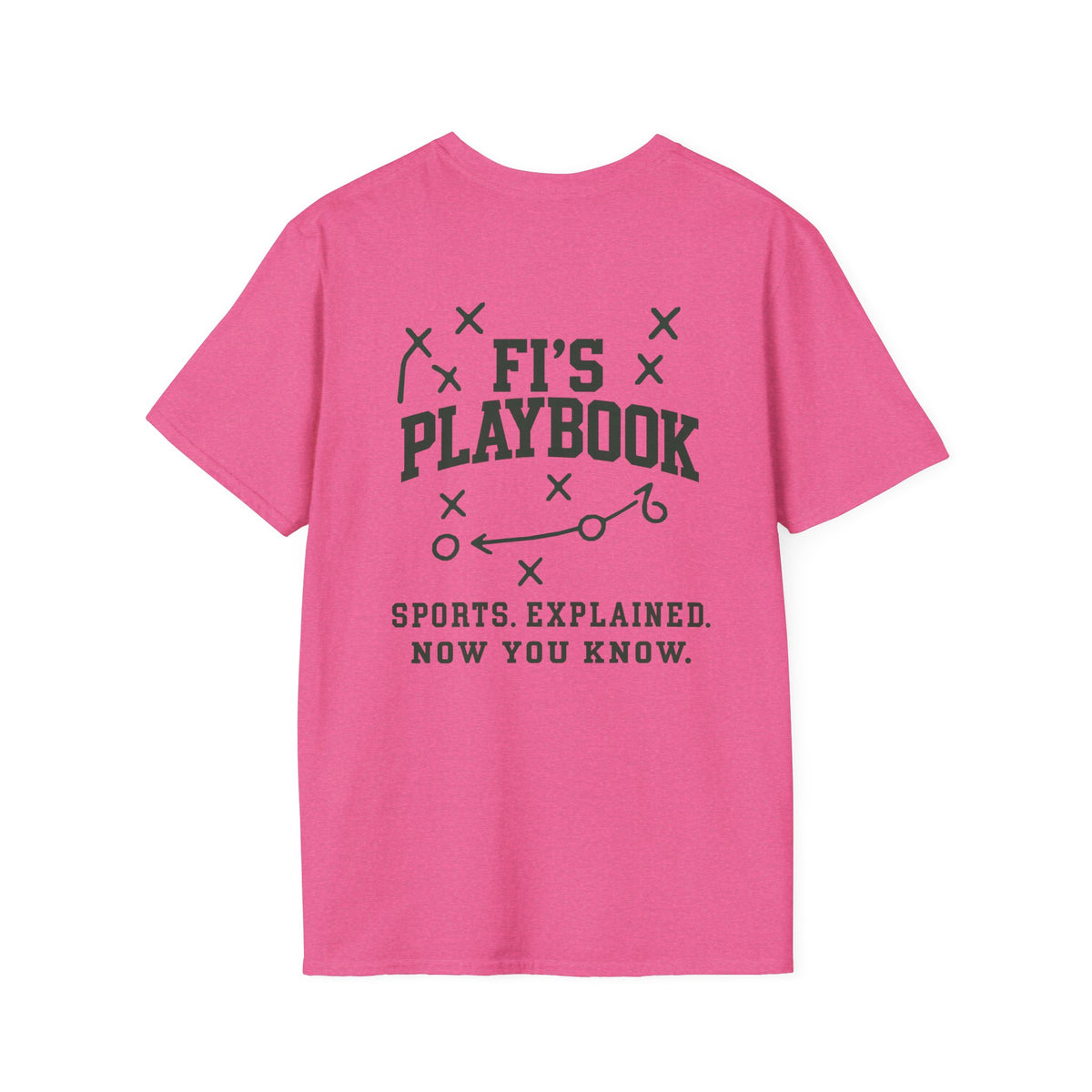 Fi's Playbook T-Shirt | Sports Explained tee, Football Play Diagram