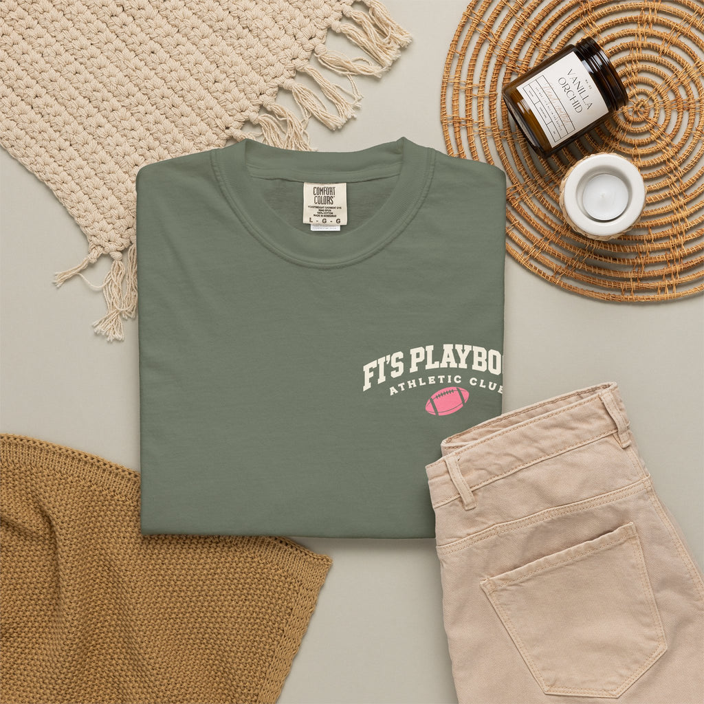 Fi's Playbook Athletic Club T-Shirt — Vintage Stadium Graphic