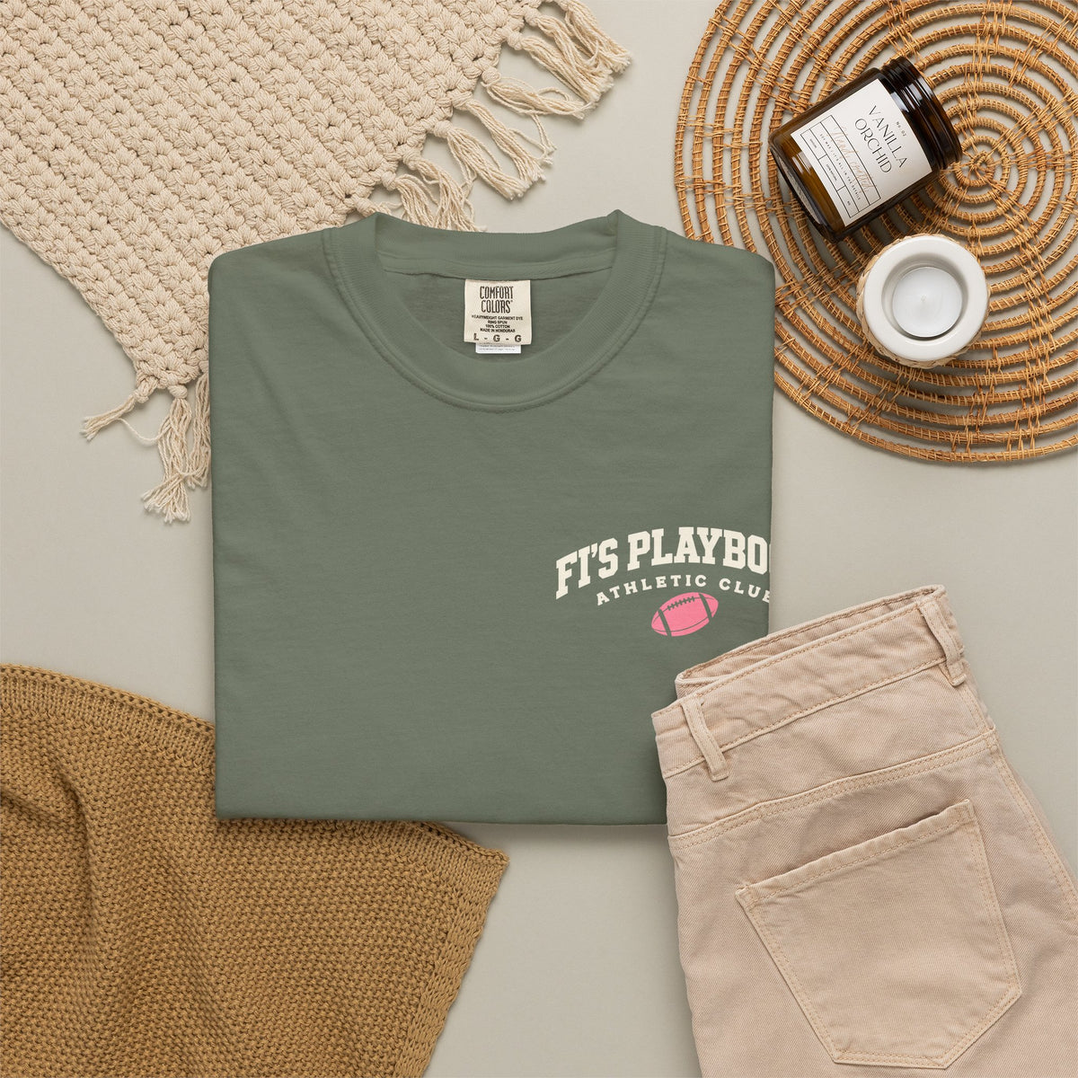 Fi's Playbook Athletic Club T-Shirt — Vintage Stadium Graphic