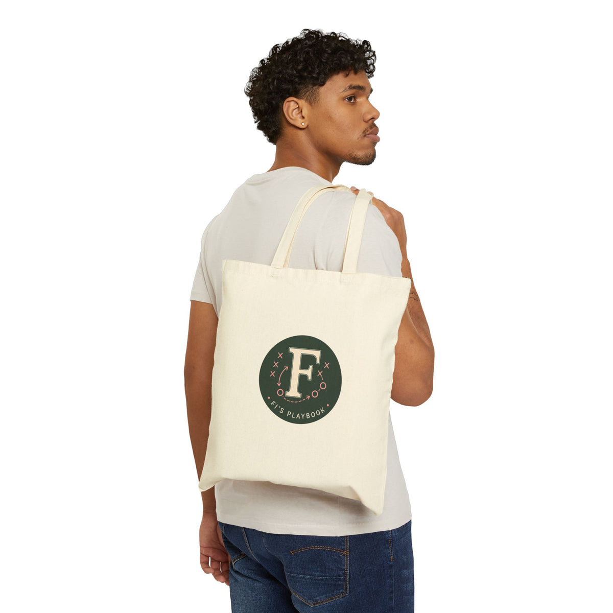 Fi's Playbook Tote | Cotton Canvas Tote Bag