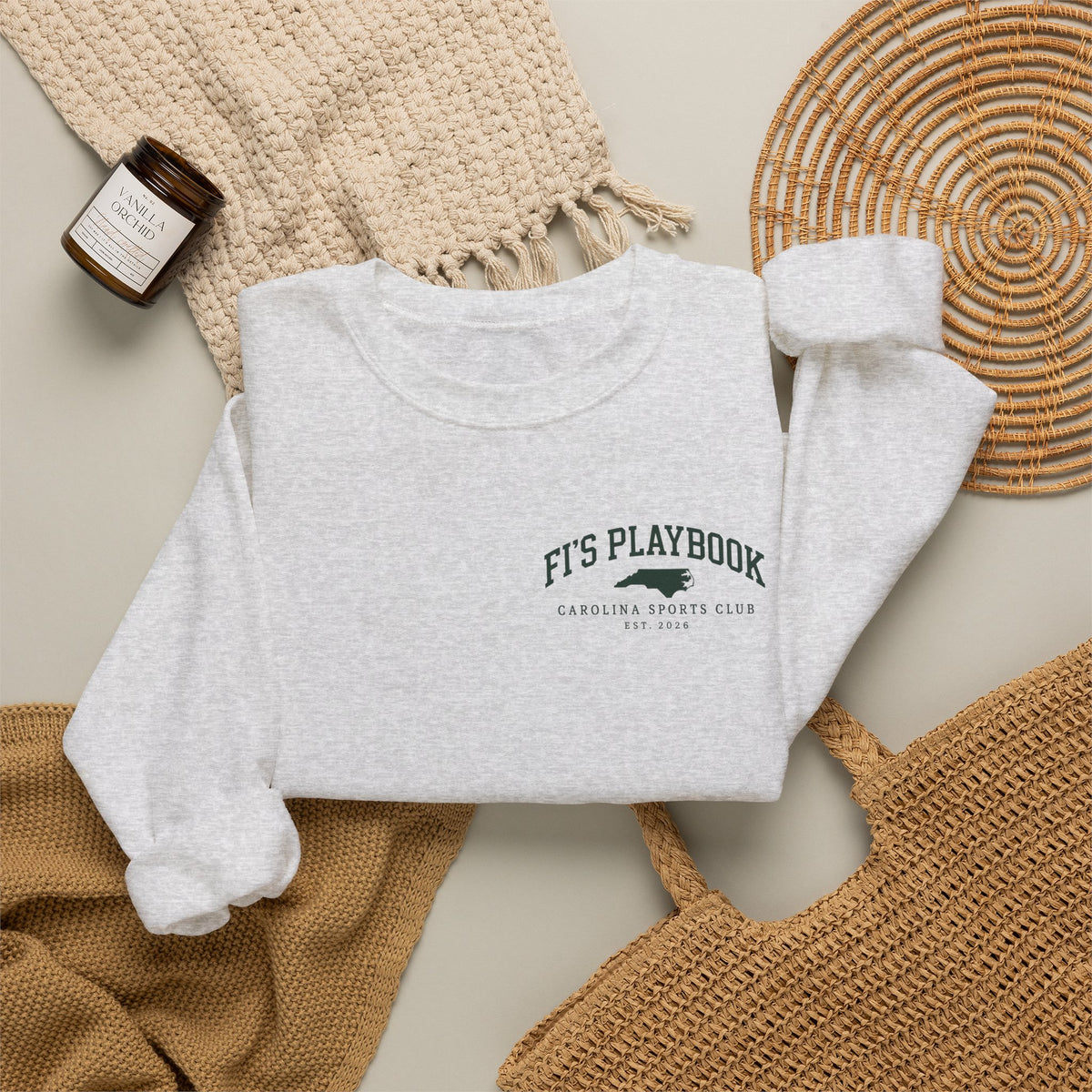 Carolina Has Range Crewneck Sweatshirt — Vintage Athletic Graphic